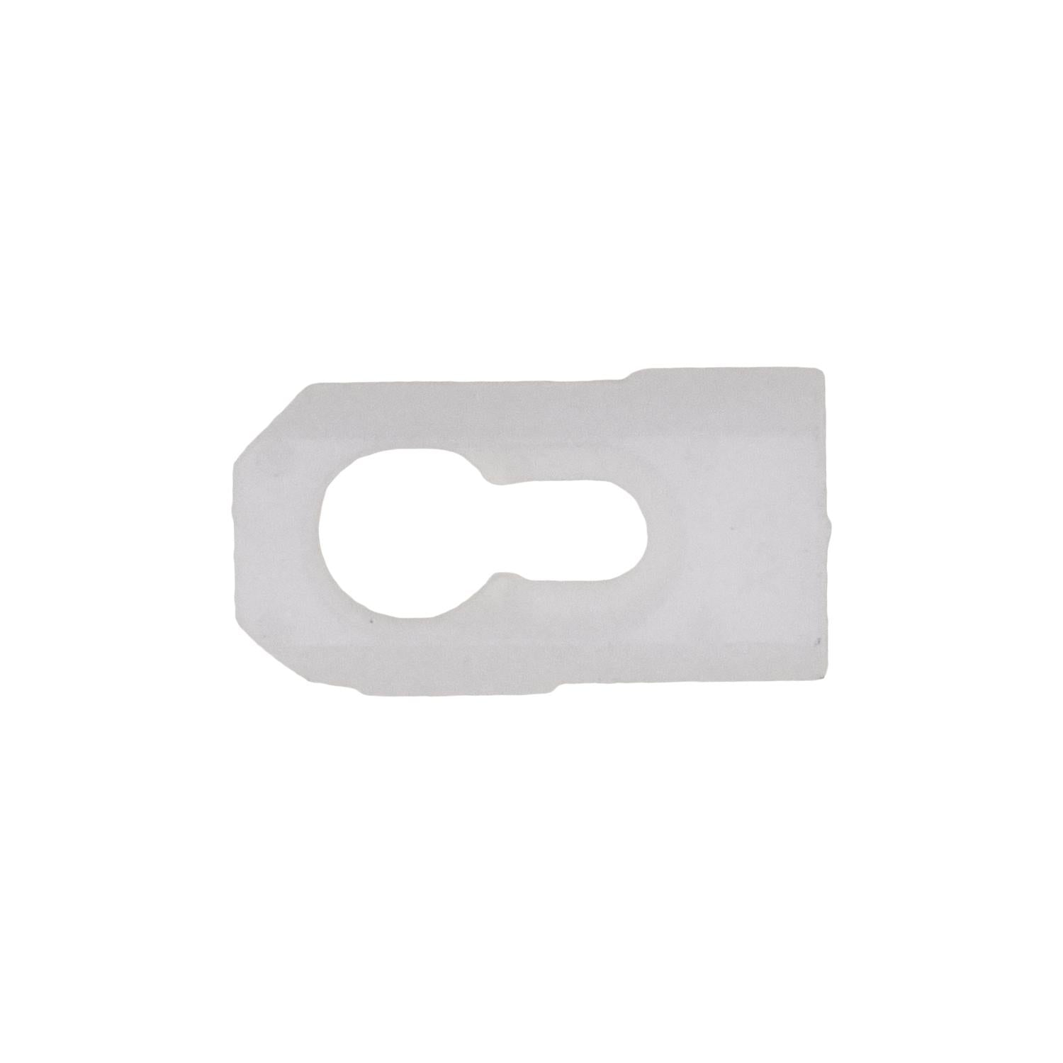 Moulding Clip For Landau Top - White Nylon