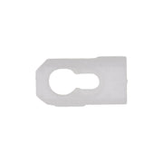 Moulding Clip For Landau Top - White Nylon