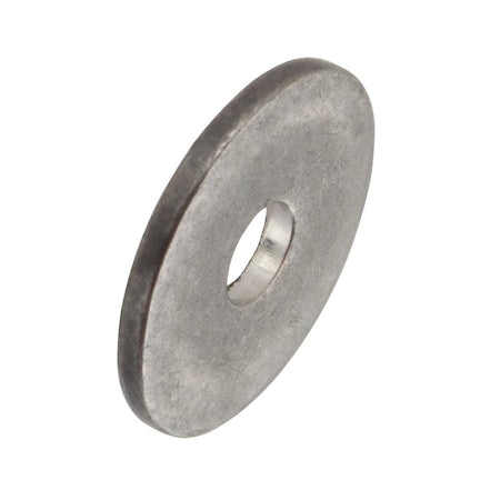 Flat Washer, For Screw Size #0 ,Stainless Steel Plain Finish, 10 PK
