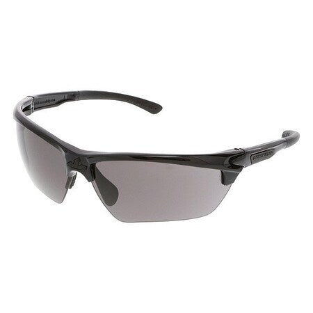 Dominator (DM3), Safety Glasses, MAX6 Anti-Fog, Polycarbonate Lens, Black Frame, Half Frame, 1 PR
