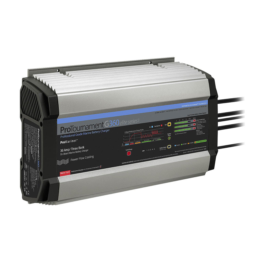 ProTournamentelite 360 Battery Charger - 3 Bank - Global/CZone