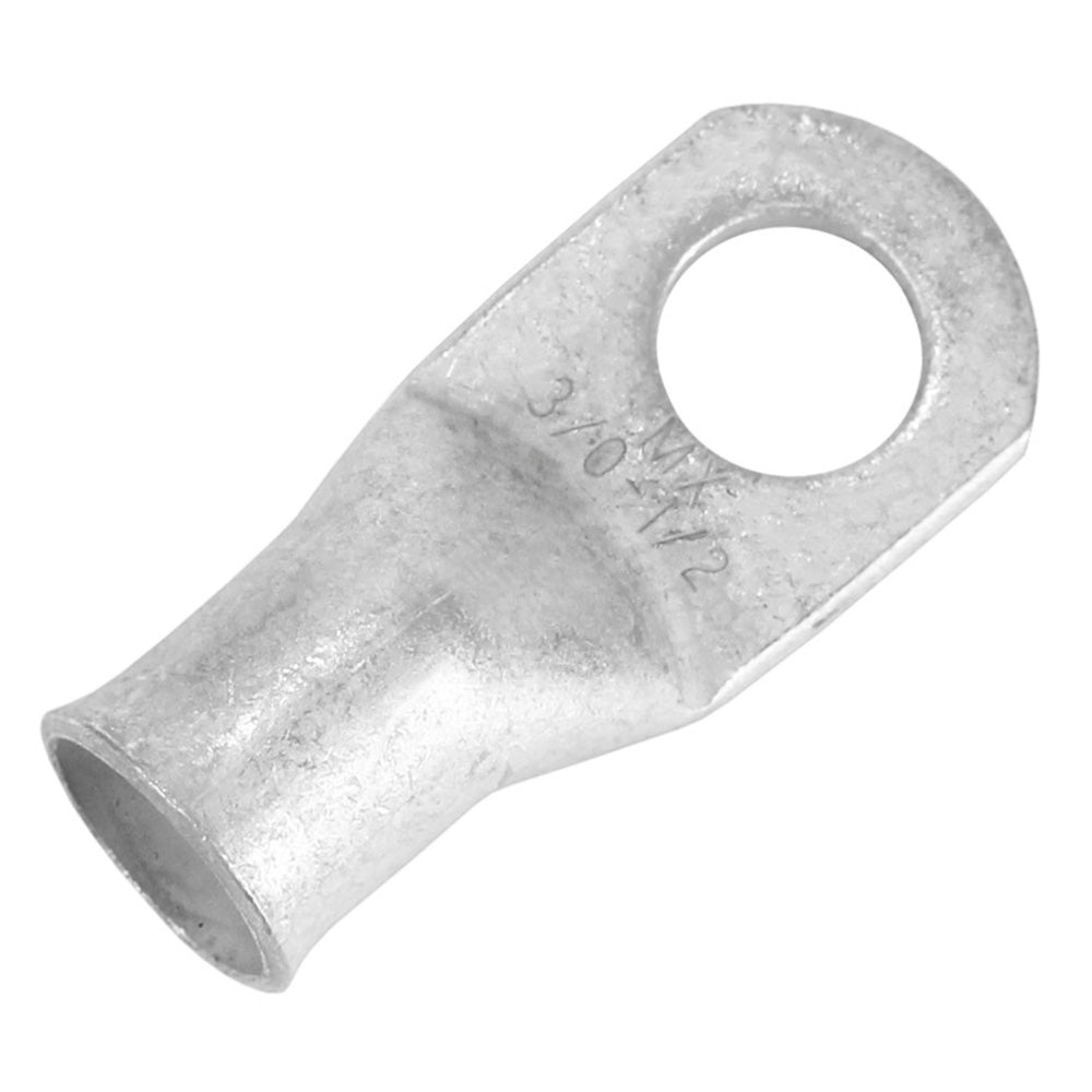 Tinned Lug 3/0 AWG - 1/2" Stud Size - 10 Pack