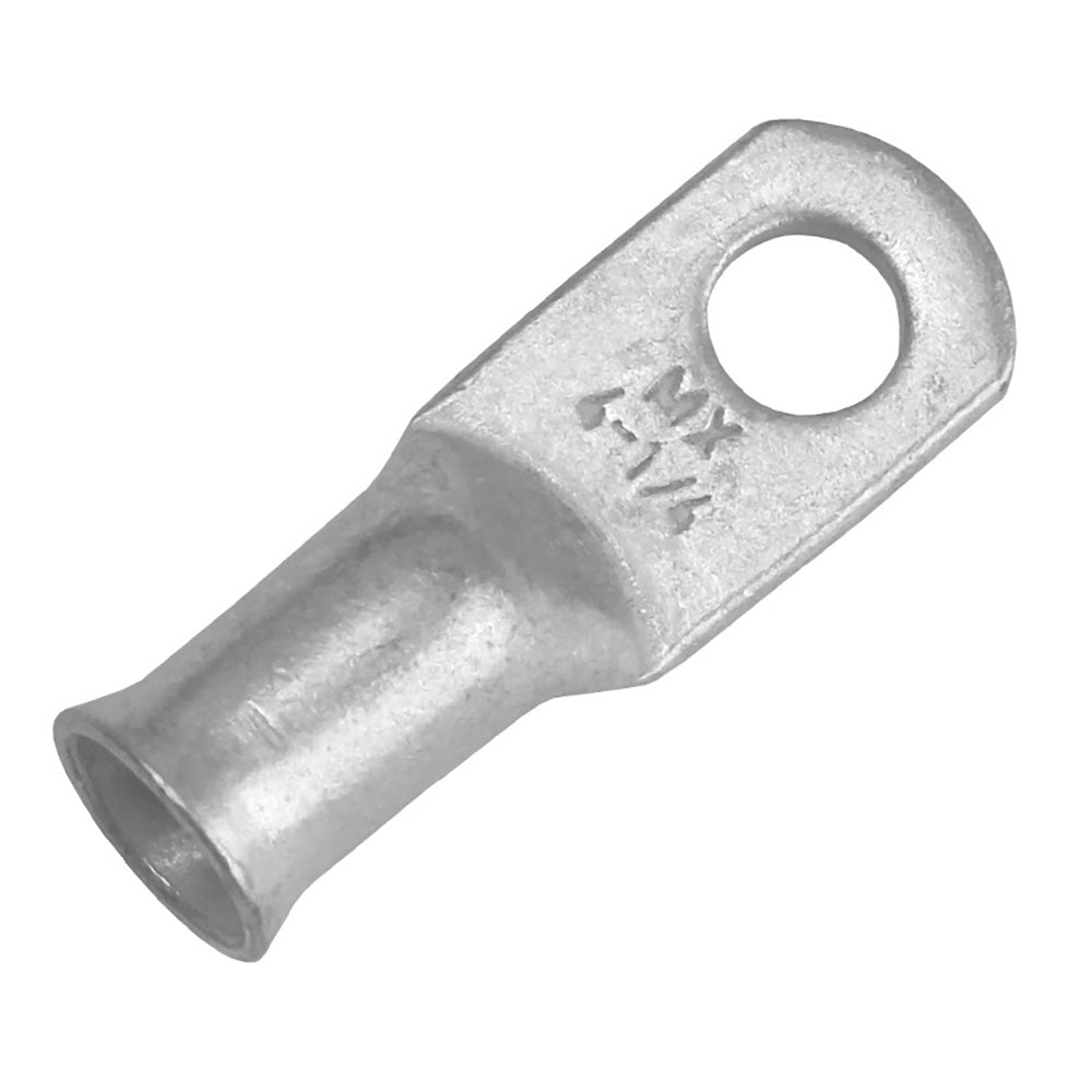 Tinned Lug 4 AWG - 1/4" Stud Size - 2 Pack