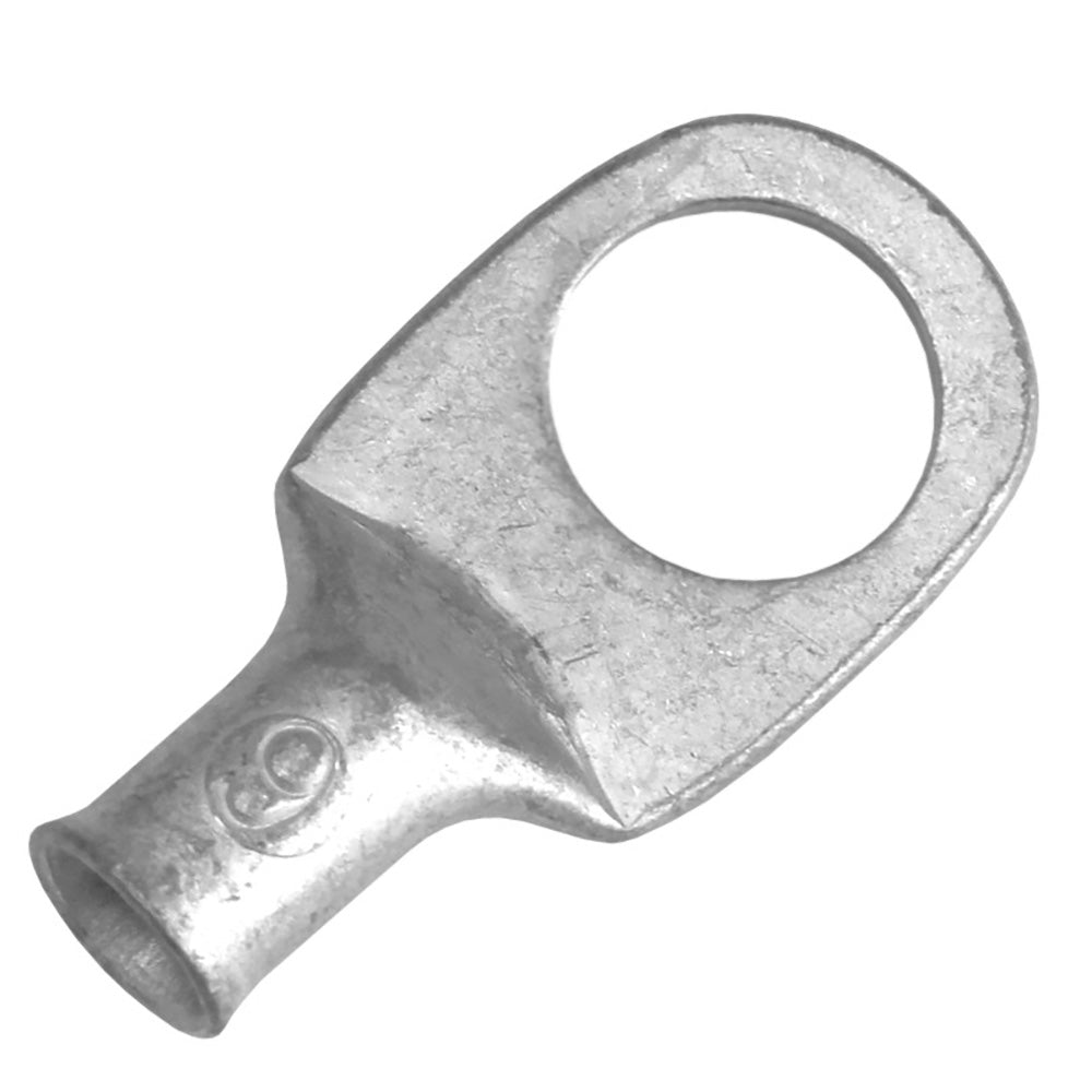 Tinned Lug 6 AWG - 1/2" Stud Size - 10 Pack