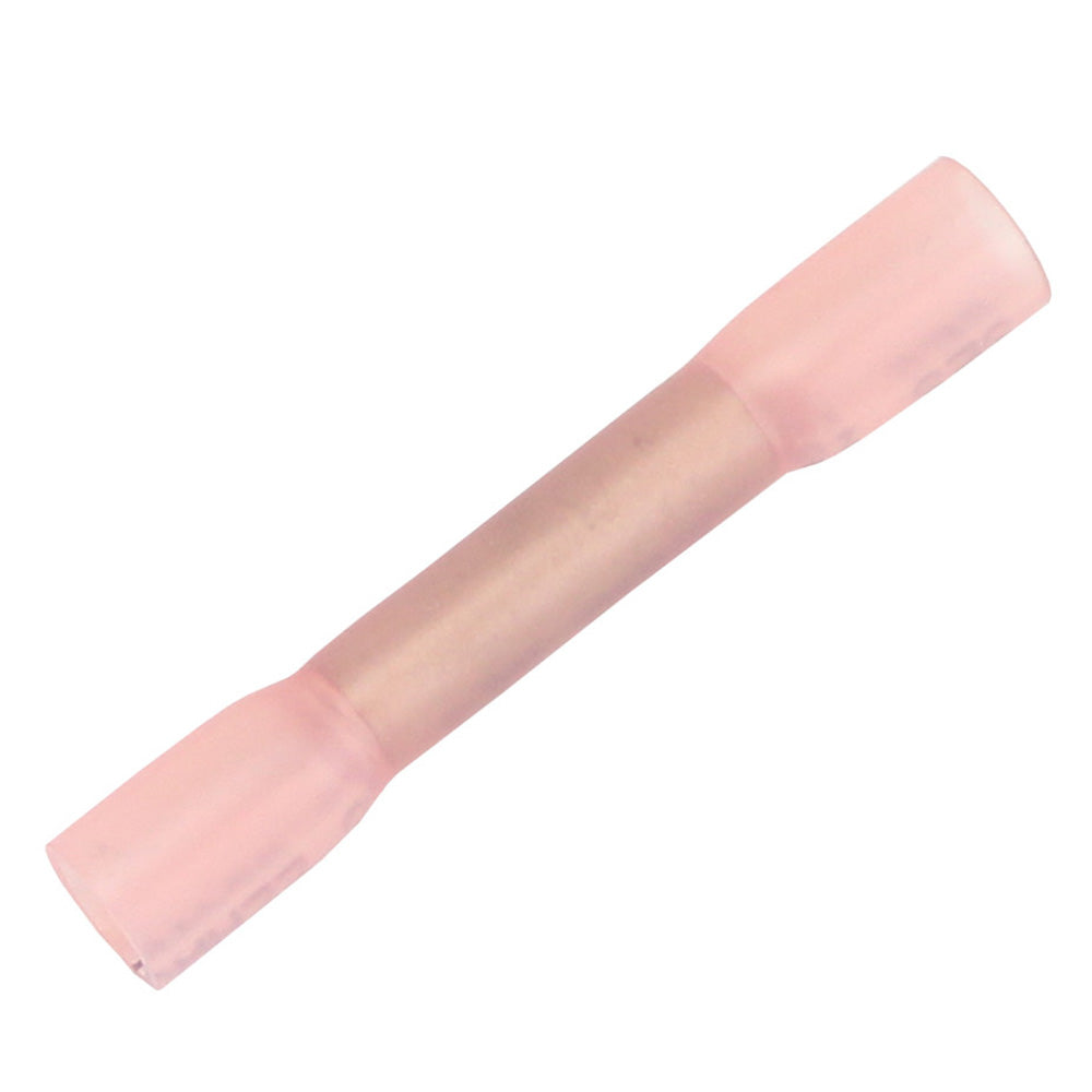22-18 AWG Heat Shrink Butt Connector - 25 Pack