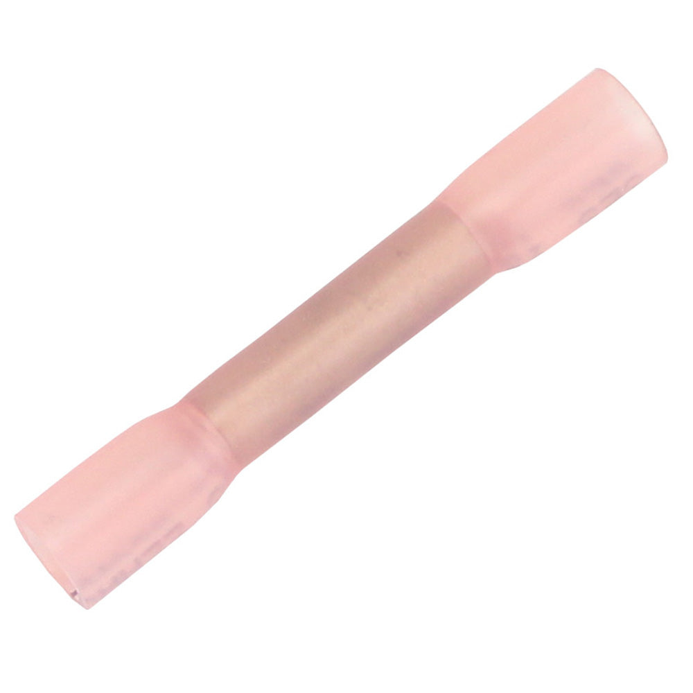 22-18 AWG Heat Shrink Butt Connector - 100 Pack