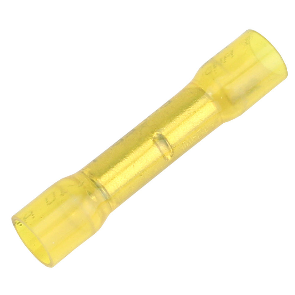 12-10 AWG Heat Shrink Butt Connector - 25 Pack