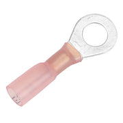 22-18 AWG Heat Shrink Ring Terminal - 1/4" Stud Size - 25 Pack