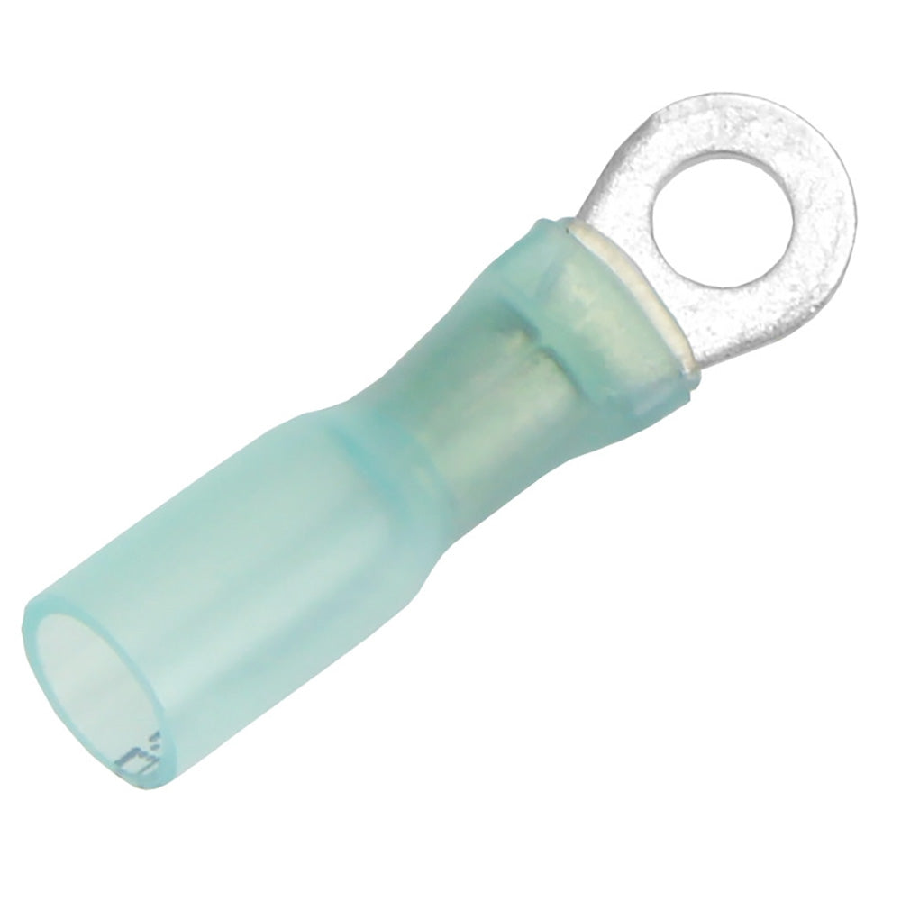 16-14 AWG Heat Shrink Ring Terminal - #8 Stud Size - 25 Pack