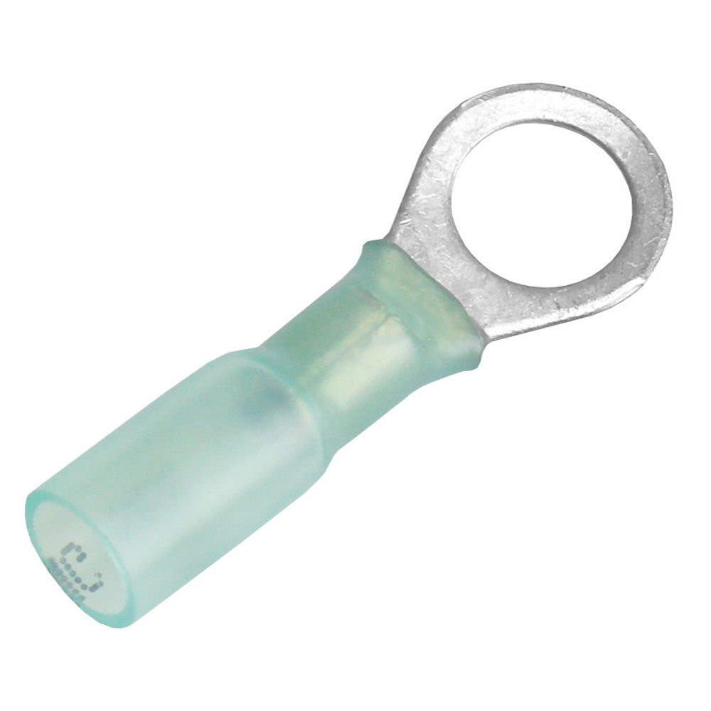 16-14 AWG Heat Shrink Ring Terminal - 5/16" Stud Size - 3 Pack