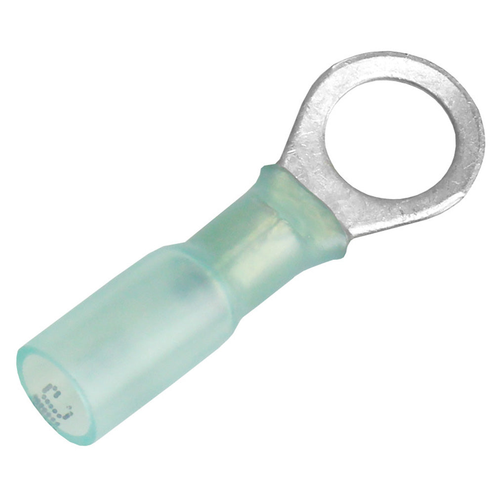 16-14 AWG Heat Shrink Ring Terminal - 5/16" Stud Size - 25 Pack