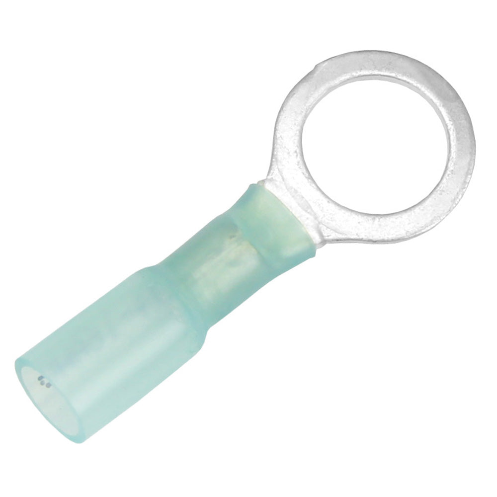16-14 AWG Heat Shrink Ring Terminal - 3/8" Stud Size - 100 Pack