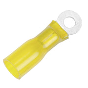 12-10 AWG Heat Shrink Ring Terminal - #10 Stud Size - 100 Pack
