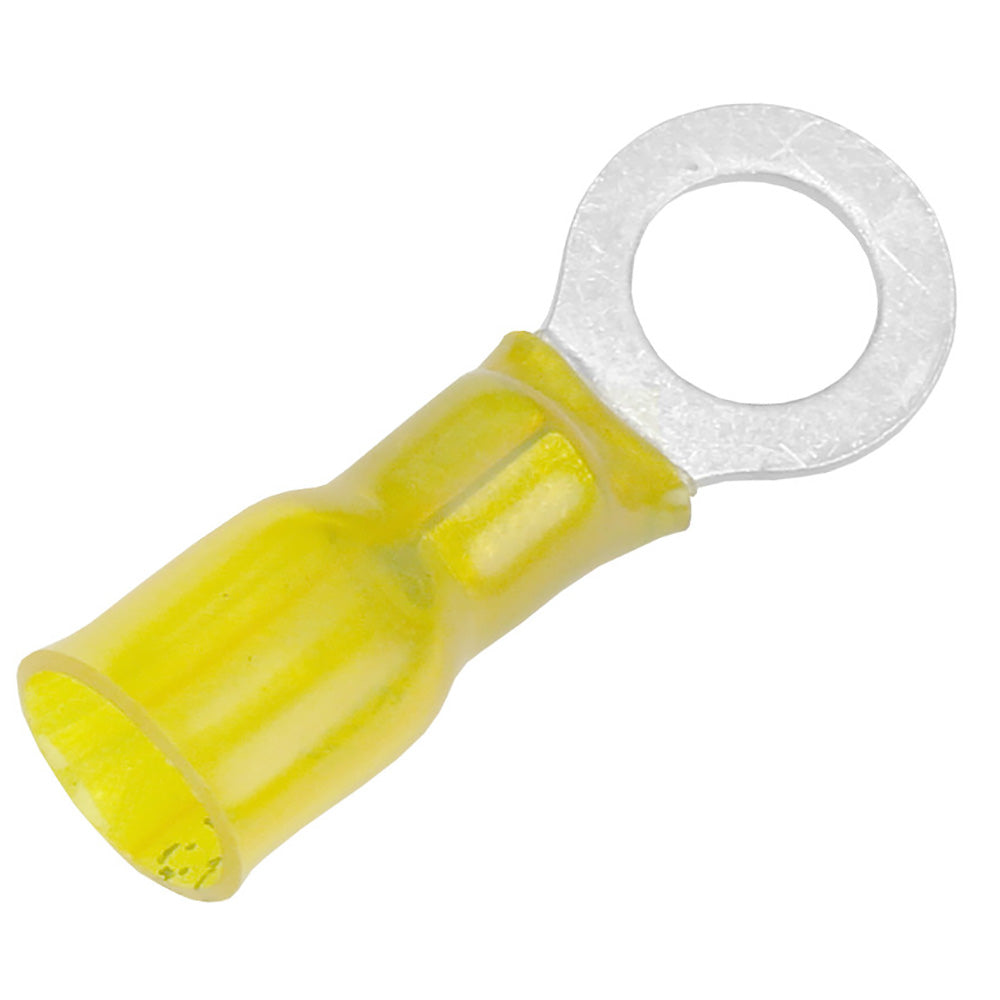 12-10 AWG Heat Shrink Ring Terminal - 5/16" Stud Size - 3 Pack