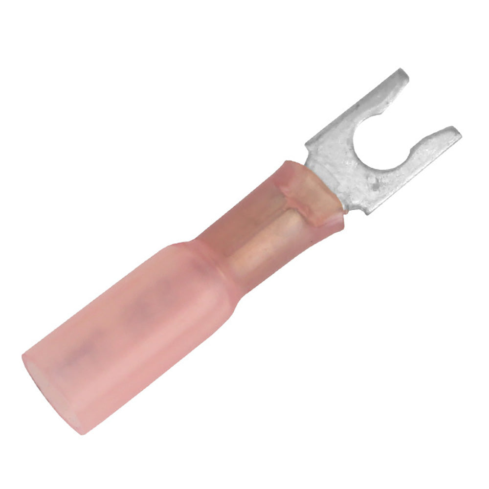 22-18 AWG Heat Shrink Spade Terminal - #8 Stud Size - 25 Pack