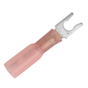 22-18 AWG Heat Shrink Spade Terminal - #8 Stud Size - 25 Pack