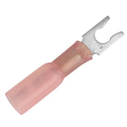 22-18 AWG Heat Shrink Spade Terminal - #8 Stud Size - 100 Pack