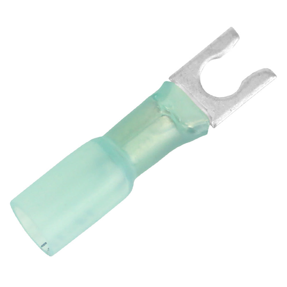 16-14 AWG Heat Shrink Spade Terminal - #8 Stud Size - 100 Pack