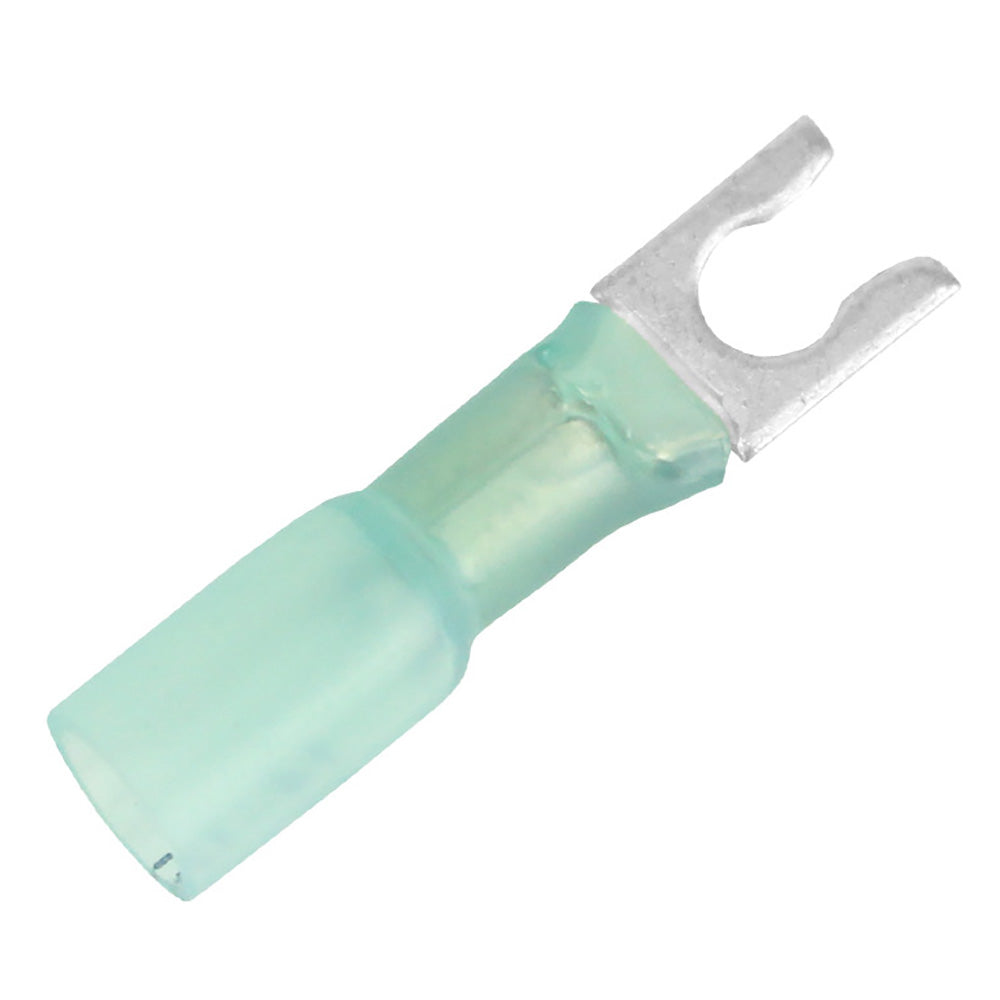 16-14 AWG Heat Shrink Spade Terminal - #10 Stud Size - 25 Pack