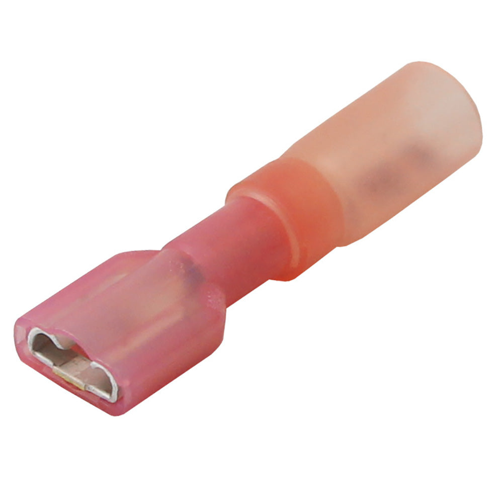22-18 AWG Heat Shrink Female Disconnect - 100 Pack