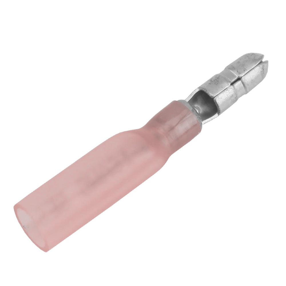 22-18 AWG Heat Shrink Male Bullet Terminal - 100 Pack