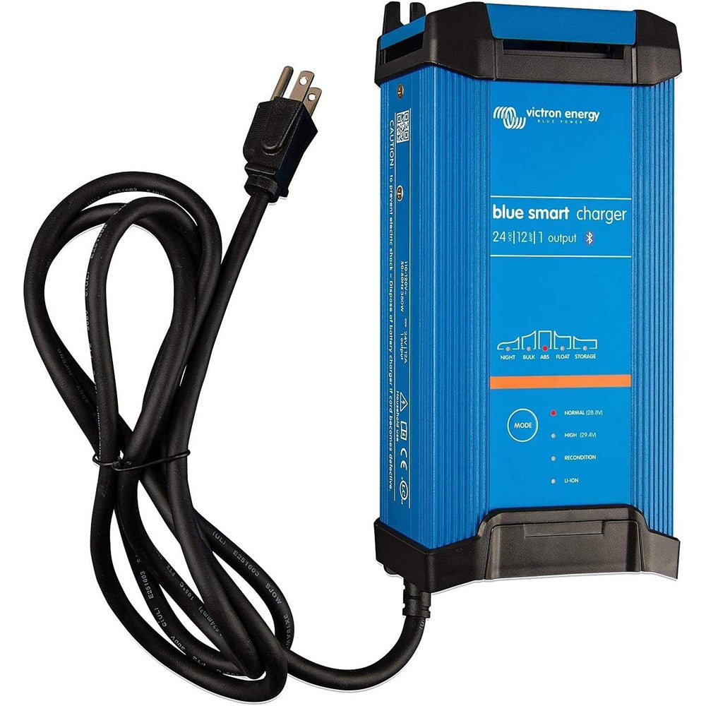Blue Smart IP22 24VDC 12A 1 Bank 120V Charger - Dry Mount