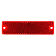 Reflector, Mini, Stick-On, Red, Rectangle