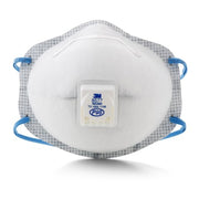 Disposable Respirator, Nuisance Organic Vapor, P95, Molded, Dual, Non-Adjustable, Metal Nose Clip