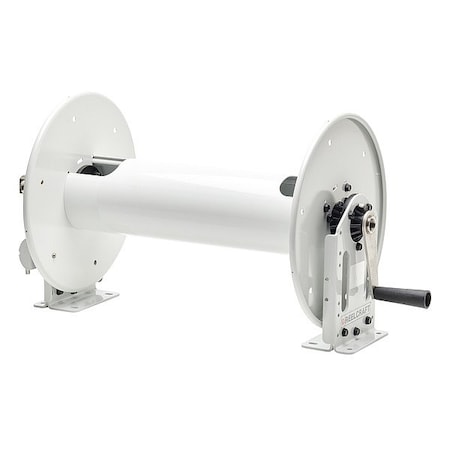 Hand Crank Hose Reel,Gray,25 lb