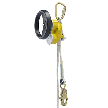 Rescue and Descent Device, 620 lb, Nylon, Polyester