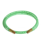 3/8" x 5' Green EPDM Rubber Air Hose, 300 PSI, 1/4" MNPT x FNPSM