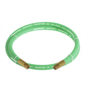 3/8" x 10' Green EPDM Rubber Air Hose, 300 PSI, 1/4" FNPSM x FNPSM