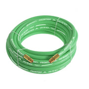 3/8" x 50' Green EPDM Rubber Air Hose, 300 PSI, 1/4" MNPT x MNPT
