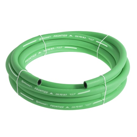 1/2" x 25' Green EPDM Rubber Air Hose, 300 PSI, Bulk Hose