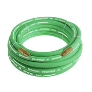 1/2" x 50' Green EPDM Rubber Air Hose, 300 PSI, 1/2" MNPT x FNPSM