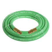 3/4" x 25' Green EPDM Rubber Air Hose, 300 PSI, 3/4" MNPT x MNPT