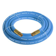 3/4" x 25' Blue EPDM Rubber Air Hose, 300 PSI, 3/4" MNPT x FNPSM