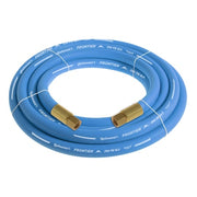 3/4" x 15' Blue EPDM Rubber Air Hose, 300 PSI, 3/4" FNPSM x FNPSM