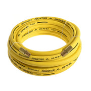 3/4" x 75' Yellow EPDM Rubber Air Hose, 300 PSI, 3/4" MNPT x MNPT