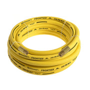 3/4" x 75' Yellow EPDM Rubber Air Hose, 300 PSI, 3/4" FNPSM x FNPSM