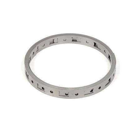 Band Coil,500 ft.,1/2" Perforated 301 SS