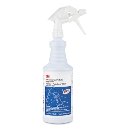 Liquid Glass Cleaner, Apple, Trigger Spray Bottle, 12 PK