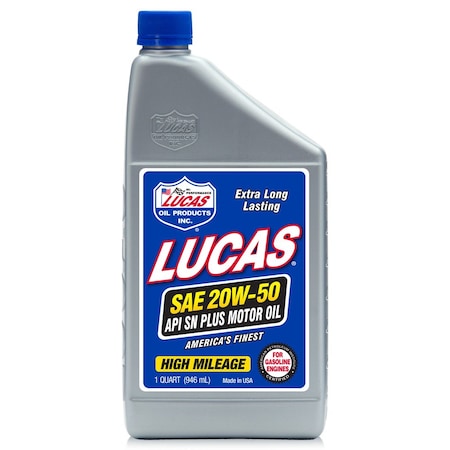 Sae 20W-50 Plus Motor Oil,1x1/55 gal