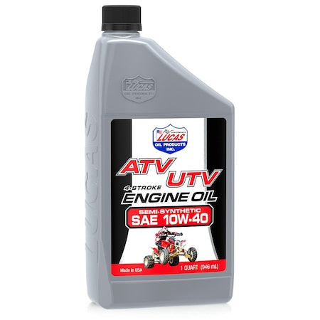 Semi-Synthetic Sae 10W-40 Atv Oil,1x1/5