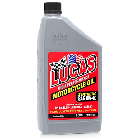 Synthetic Sae 5W-20 Motorcycle Oil,1x1/5