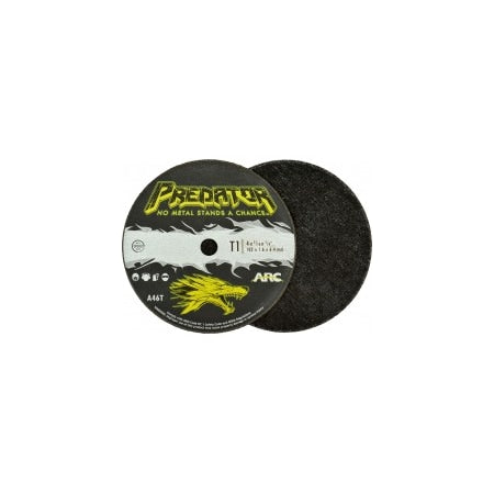 Abrasive Cut-Off Wheel, Type 1, 4 in Dia, 1/16 in Thick, 3/8 in Arbor Hole Size, Aluminum Oxide
