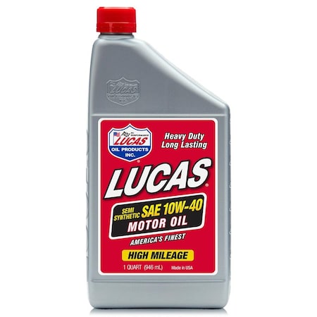 Semi-Synthetic Sae 10W-40 Motor Oil,1x1/
