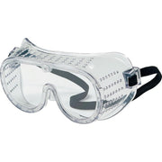 22 Series, Direct Vented / Perforated Safety Goggles Goggles, PVC Frame, Clear Lens, Uncoated