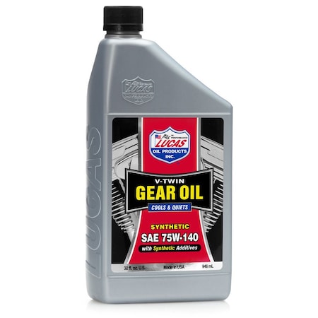 Synthetic Sae 75W-140 V-Twin Gear Oil,1x