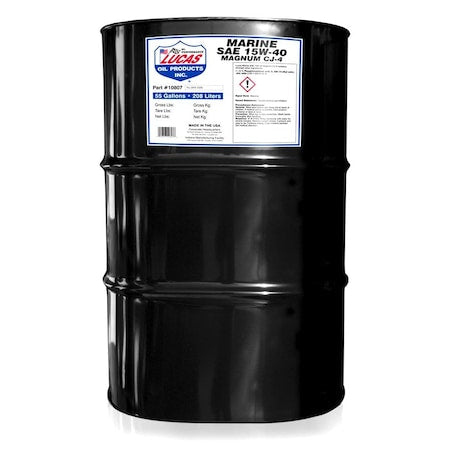 Marine Sae 15W-40 Cj-4 Oil,1x1/55 gal